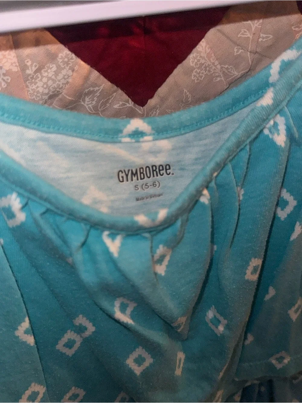 Gymboree Aqua Blue Diamond Print Sundress
